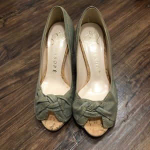 Perfect date shoes - genuine leather opentoe heels